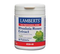 Lamberts Rhodiola Rosea 3125 mg | Extracto Estandarizado 3% Rosavinas | Alta Potencia | 60 Tabletas | 60 Días de Suministro | Calidad Farmacéutica GMP