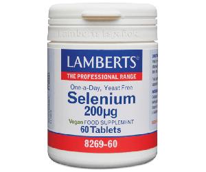 Lamberts Selenio 200mcg 60 Tabletas