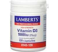 VITAMINA D3 1000 UI (25µg) 120 cápsulas