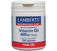 Lamberts Vit D3 400 Iu 120 Comp