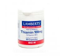 Tiamina 100 mg (Vitamina B1) 90 Caps de Lamberts