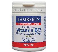 Lamberts Vitamina B12 1000mcg Metilcobalamina 60 Tabletas