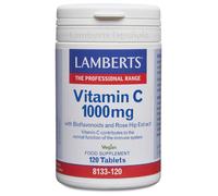 Lamberts Vitamina C 1000 mg + Bioflavonoides y Escaramujo 120 Tabletas