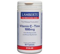 Lamberts Vitamina C 1000mg con Bioflavonoides (Liberación Sostenida) 60 Tabletas