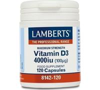 Lamberts Vitamina D3 4000 Ui 100µg 120 comp