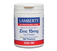 Lamberts Healthcare – Tabletas de Zinc 15 mg – 180 tabletas