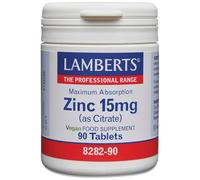 Lamberts Zinc 15mg - 90 Tabletas