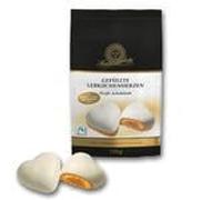 Lambertz Corazones de pan de jengibre relleno de chocolate blanco relleno 150g