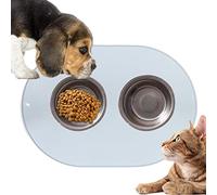 Lambo Alfombrilla de comida para mascotas, alfombrilla de silicona para mascotas para comer y beber, alimentos seguros e inodoros para gatos, perros y otros animales