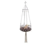Lambo Chat Hamaca Boho - Confort y durabilidad en macramé Gato nido hamaca cama columpio para gato | columpio para gato para gato gatito interior al aire libre Dormir Escala Juega decoración