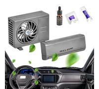 Lambo coche solar difusor del coche, clips de ventilación para ambientadores coche en forma de aire acondicionado difusor aromaterapia difusores de aceites esenciales
