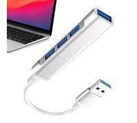 Lambo Concentrador USB 3.0, Concentrador USB | Divisor USB | Transferencia rápida de Datos, concentrador USB de 4 Puertos, concentrador USB 3.0 múltiple, Extensor USB para computadora portát,