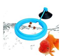 Lambo - de alimentación para Peces - Fish Food Alimentador Círculo Flotante - de alimentación Flotante para con diseño automático sin contaminación para acuarios