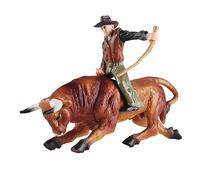Lambo Juguete de rodeos,Figuras de ganado de torero Español simuladas - Rodeoes Colección Preescolar Ciencia Educativa Aprender Accesorios cognitivos Regalo para los de 3 a 5 Años 6 a 12