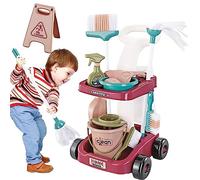 Lambo Limpieza para niños pequeños - Kit simulación juego de simulación de cocina, cocina para niños y niñas