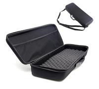 Lambo Maletín rígido para cañas de Pescar, maletín de Almacenamiento para cañas de Pescar, Bolsas de Transporte de Aparejos, Correa Desmontable, Asas para entusiastas de la, protección Segura