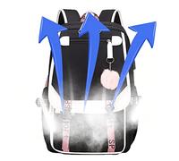Lambo Mochila para ordenador portátil para niñas | Estudiantes universitarios Bookbag al aire libre Daypack con carga USB Mochilas de viaje - 27L Mochila Campus Ocio Mochila Daypacks