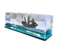 Lambo Modelo de barco para escritorio, crucero insumergible, modelo Iceberg Crucero, decoración del hogar, accesorios de escritorio de coche, novedad, botella de deriva, barco flotante