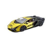 Bburago Lamborghini Modellino Auto SIAN FKP 37 - in Scala 1:18 - Puerta e cofano apribili - dettagli realistici - Auto da Collezione