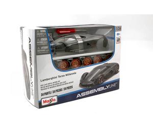 Lamborghini Tercer Milenio 2020 Silvergun Plástico Kit 1:24 Modelo 39287 Maisto