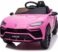 Lamborghini Urus 12v - Rosa- Coche de batería para niños Lamborghini Urus con batería de 12v y Mando Control Remoto