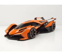 Lamborghini V12 Vision Gran Turismo Naranja Coche Modelo 1:18 Maisto