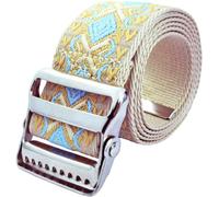 LAMBOX Cinturón de transferencia con correa jacquard suave y cómoda de 2 pulgadas para cuidadores, personas mayores, ancianos, etc. (60 pulgadas, color 3)