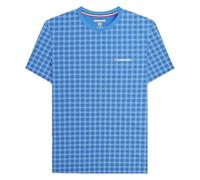 Lambretta Camiseta estampada para hombre, azul (Vallara), L