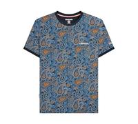 Lambretta Camiseta Pai Beanied para hombre, Azul marino/tabaco, 3XL