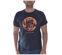 Lambretta - Camisetas para hombre, diseño casual con texto en inglés "A Way of Life", talla S a 4XL Union Jack de la Marina XXL