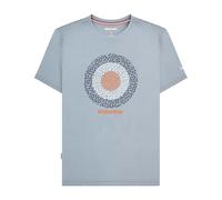 Lambretta Camisetas retro con logotipo de Target para hombre, Azul oscuro, M