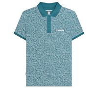 Lambretta Polo de manga corta con estampado de cachemira para hombre, Costa del Golfo, XXL