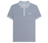 Lambretta Polo Geo para hombre, Azul oscuro, XXL