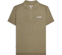 Lambretta Polo para hombre con estampado de objetivo retro e informal Mod Ska, verde, M