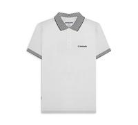 Lambretta - Polo SS25 Dos Tonos para Hombre (S) (Blanco)