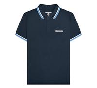 Lambretta Polo Trgt para hombre, Azul marino (blanco/azul/azul ahumado), L