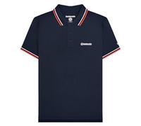Lambretta Polo Trgt para hombre, Azul marino oscuro (blanco/rojo), 4XL