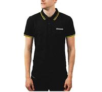 Lambretta Polo Trgt para hombre, Negro/Oro Viejo, XXL