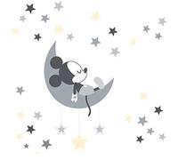 Lambs & Ivy Mickey Mouse calcomanías de pared, gris