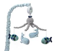 Lambs & Ivy Oceania - Móvil musical para cuna, diseño de océano, ballena, submarino