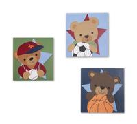 Lambs & Ivy Wee Rascals - Decoración de pared, color azul