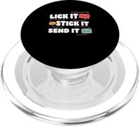Lame It Stick It Send It Divertido cartero Trabajador del Servicio Postal PopSockets PopGrip para MagSafe