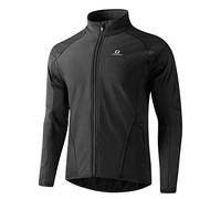 LAMEDA Chaqueta Ciclismo Invierno Impermeable Hombre Cortavientos Bicicleta Ropa Térmica Ciclismo Senderismo Softshell Ligera Repelente Al Agua Con Forro Polar BK-L