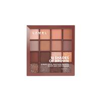 Lamel 16 Shades Of Brown Paleta De Sombras De Ojos 16g