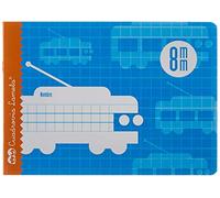 Cuaderno LAMELA 16 Hojas Tapa Básico Cuadrovía Modelo Cuadrovía 8 mm.