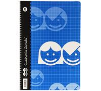 Lamela 07F004 - Cuaderno Básico Tipo Folio, 80 Hojas, 4 mm, Colores Surtidos