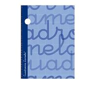 Lamela 7FTE002A - Cuaderno folio en espiral, color azul