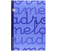 Lamela 7FTE004A - Cuaderno folio en espiral, color azul