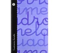Lamela 99-N - Cuaderno con espiral A4, folio, tapa dura, color azul, talla 80 páginas/ 3 mm