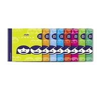 LAMELA BLOC tapa BLANDA 4º 40h CUADROVIA 2,5 mm (8 col.surt.). 10 UNIDADES